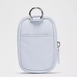 Lululemon Small Clip-On Zipper Pouch Light Blue OS